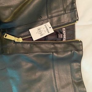 Faux Leather Skirt